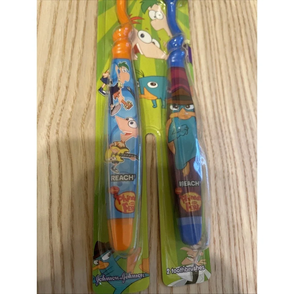 Youth‎ Reach Toothbrushes Phinea And Ferb Disney 2011